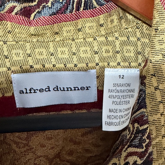 Alfred Dunner Multicolor Patterned Blazer - Picture 3 of 5